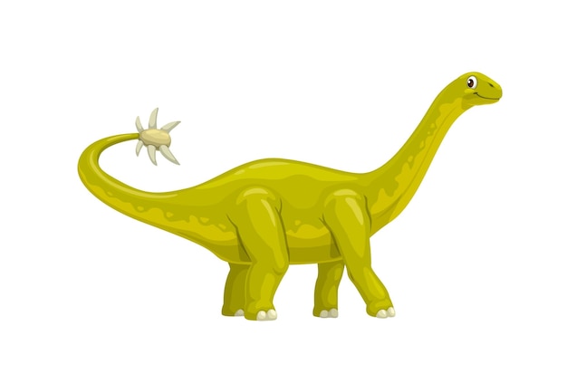 만화 shunosaurus 공룡 벡터 문자