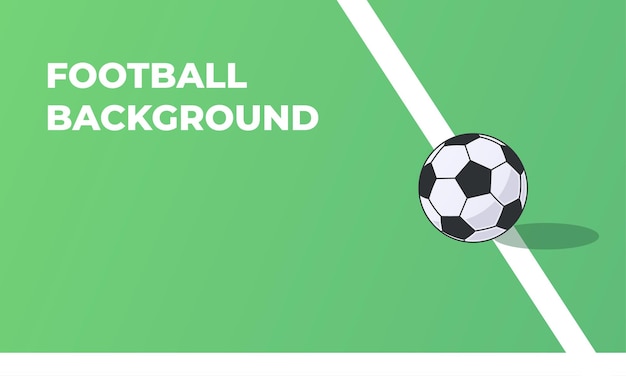 Cartoon soccer ball design on green grass isolated with white background