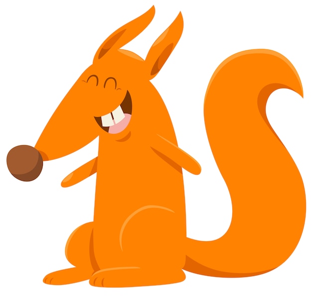 cartoon squirrel animal character