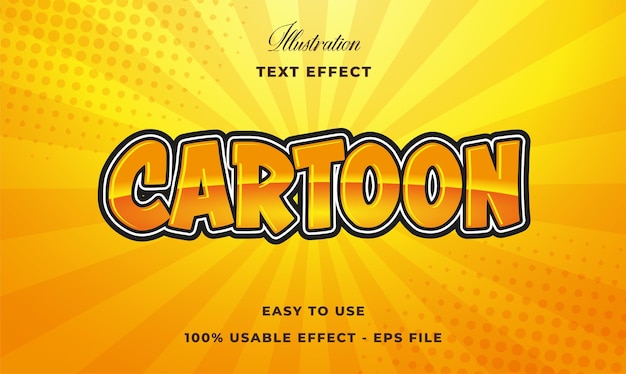 cartoon teksteffect