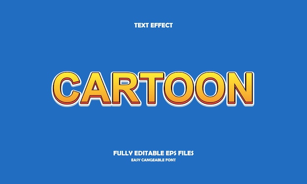 Cartoon text effect