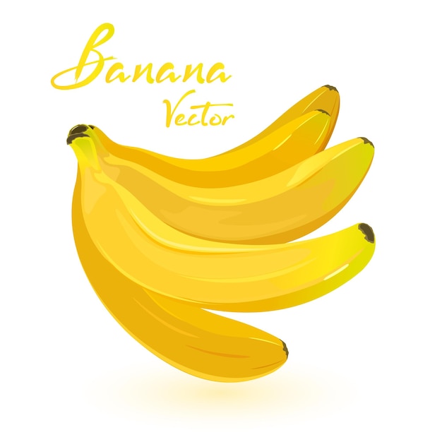 Vector cartoon tros bananen