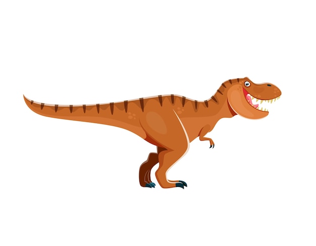 Cartoon Tyrannosaur dinosaur comical character