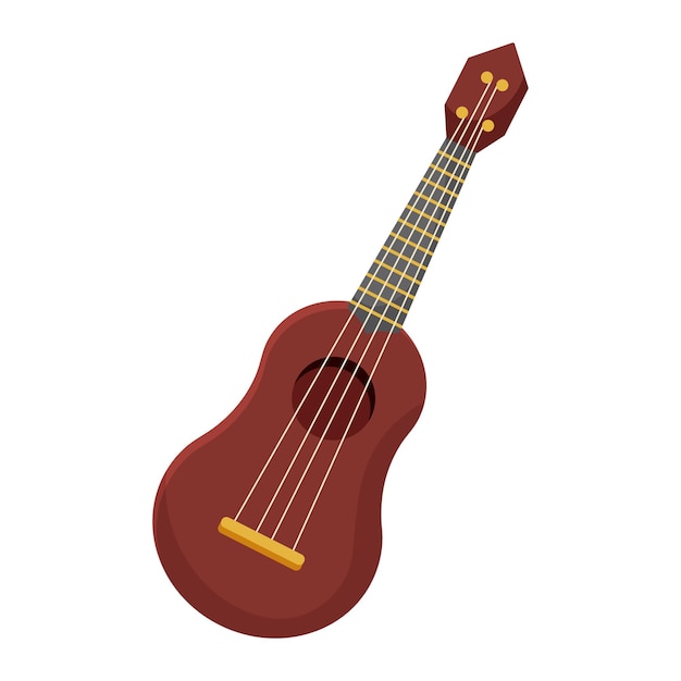 Chitarra ukulele dei cartoni animati