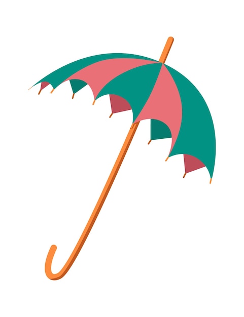 Мультфильм зонтик значок векторные иллюстрации