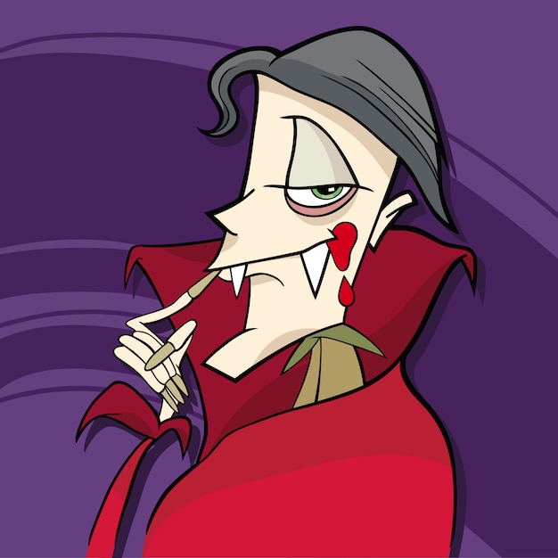 cartoon vampire