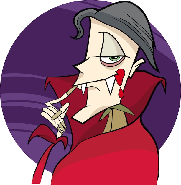 Cartoon vampire