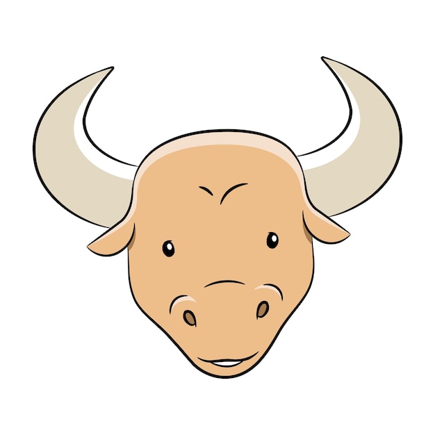 Cartoon van het sterrenbeeld Stier