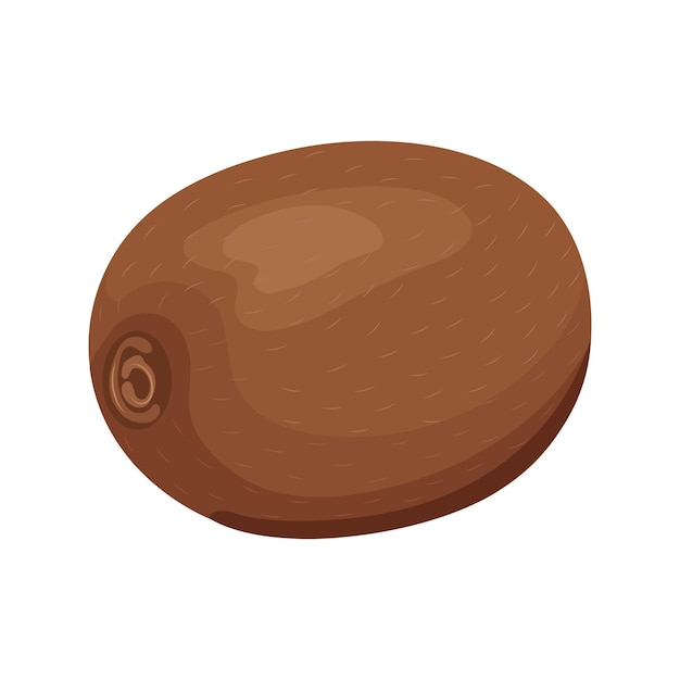 Cartoon vector illustration of kiwi fruit