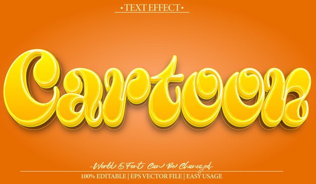 Cartoon Vector Text Effect Bewerkbaar Alphabet Comic Grappige Superheld