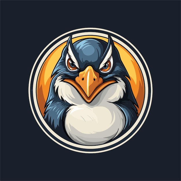 Vector cartoon vogel