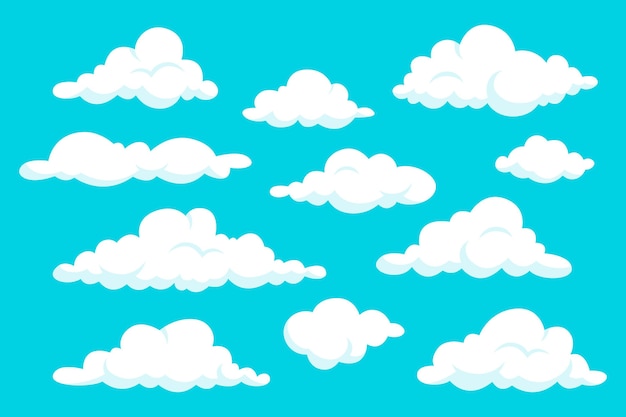 Cartoon wolkenpakket