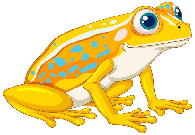 Cartoon Yellow Frog