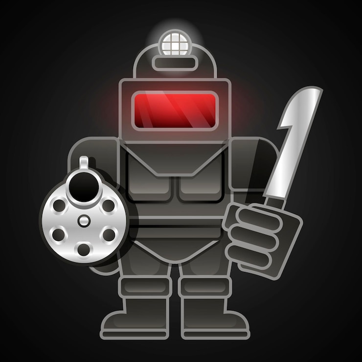 Vector cartoon zombie character