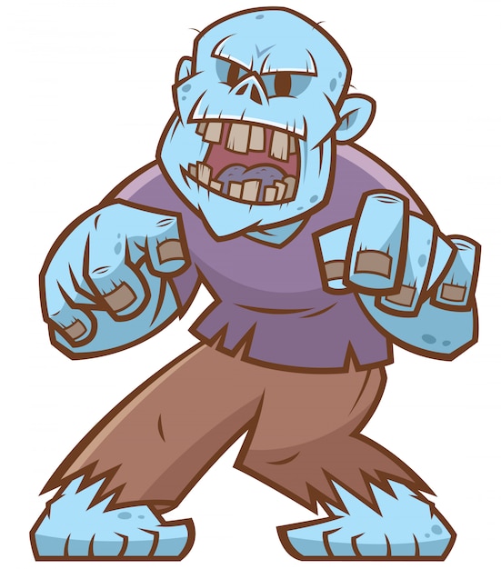 Cartoon zombie