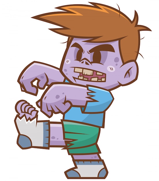 Cartoon zombie