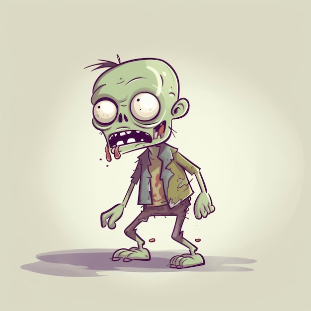 cartoon zombie