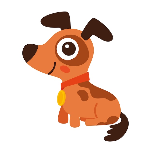 Cartoontekening van een hond