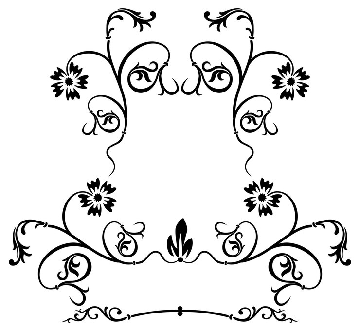 Vector cartoushe vector illustration