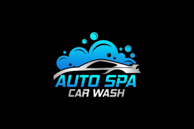 Carwash auto spa logo-ontwerp