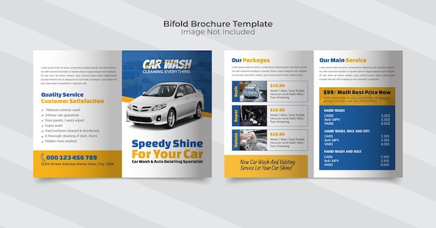 Carwash dubbele brochure