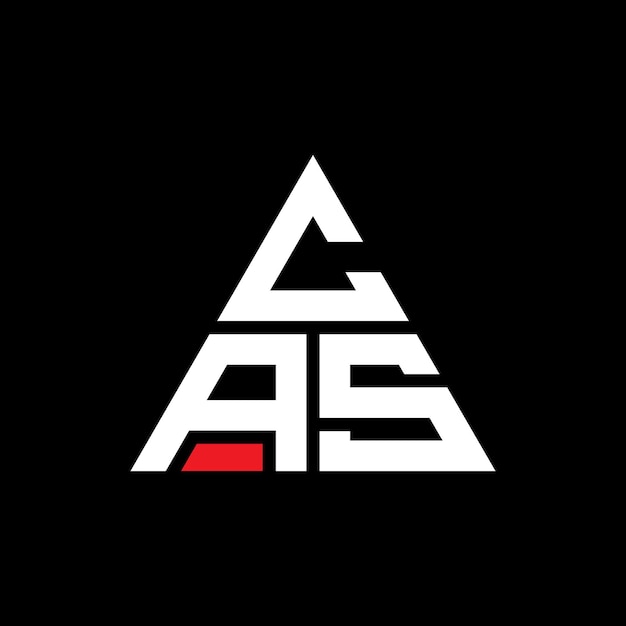 cas triangle letter logo design with triangle shape cas triangle logo design monogram cas triangle vector logo template with red color cas triangular logo simple elegant and luxurious logo