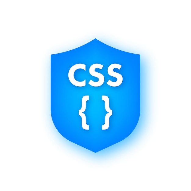 Cascading Style Sheets css label High performance Vector stock illustratie