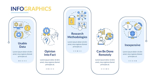 Case study advantages rectangle infographic template