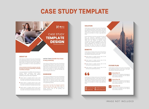 A case study template for a business