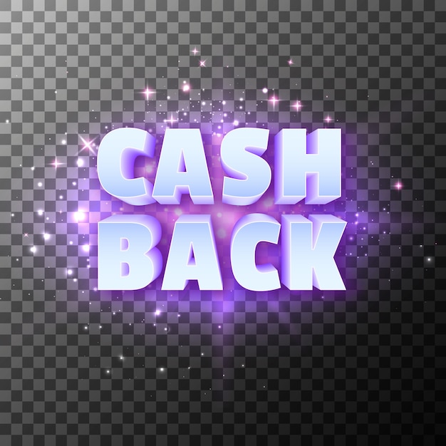 Testo speciale di promozione della ricompensa dei soldi di cash back