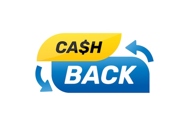 Cash back sale post promotie vector ontwerp sjabloon