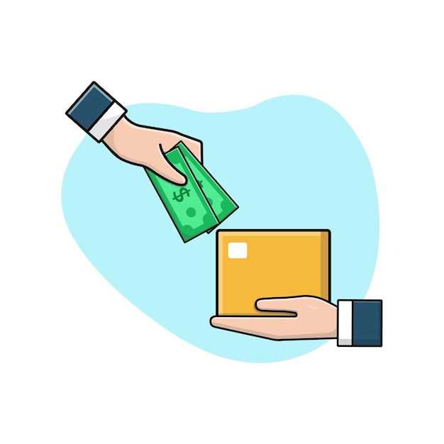 Cash on Delivery Concept Vector Illustration