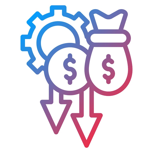 Vector cash flow management icon vector image can be used for business audit