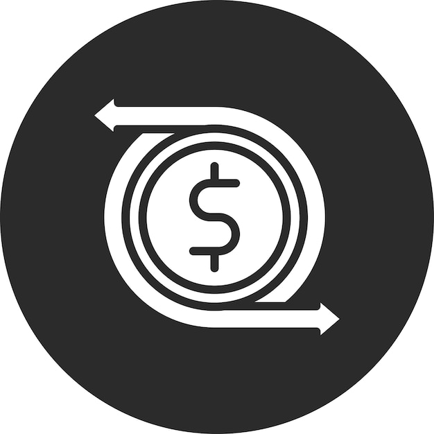 Cash Flow vector icoon illustratie van de boekhouding icoon set