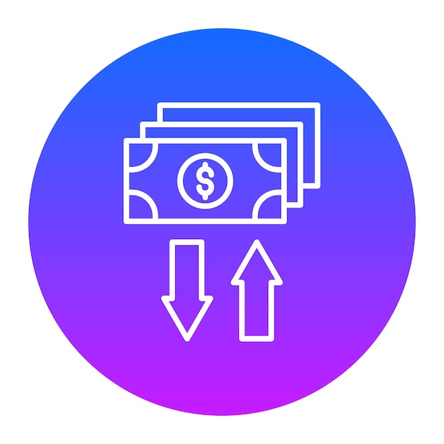 Cash flow vector illustration