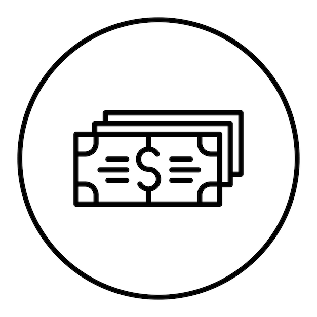 Cash icon vector image Can be used for Supermarket