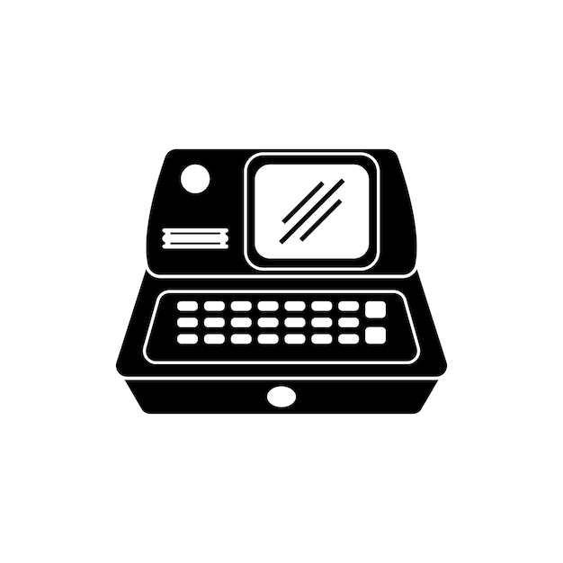 Cash register symbol icon illustration design template