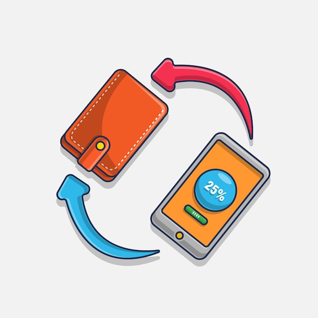 Cashback icon illustration