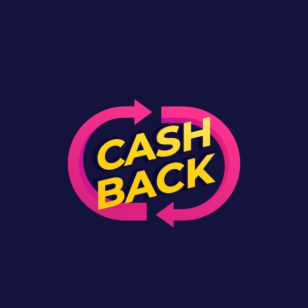 Cashback vector advertentie ontwerp