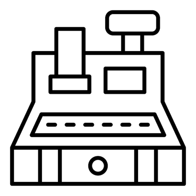Стиль иконки кассового автомата