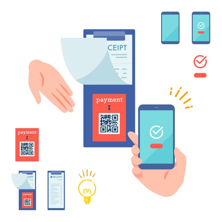 Cashless flatprint QR-betaling