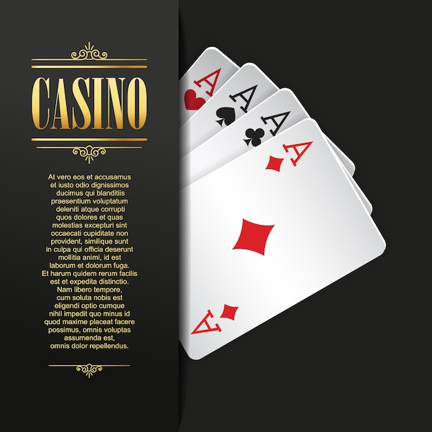 Casino achtergrond vectorillustratie