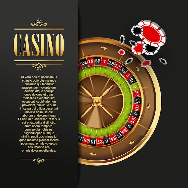 Casino achtergrond vectorillustratie