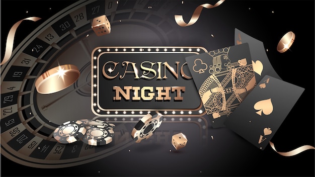 Vector casino background.