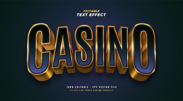 casino Bewerkbaar tekststijleffect