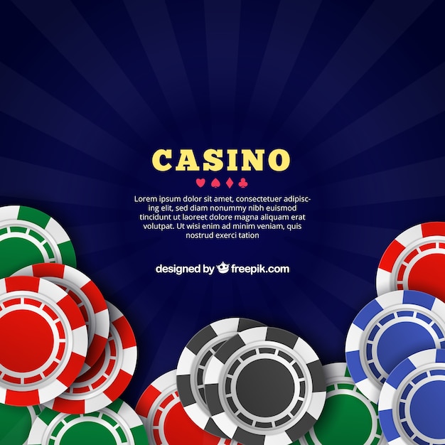 Casino chip background