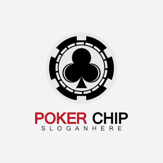 Icona del chip del casinò, logo dell'icona di vettore del chip del poker, fiches del casinò per poker o roulette. illustrazione vettoriale isolato su sfondo bianco.