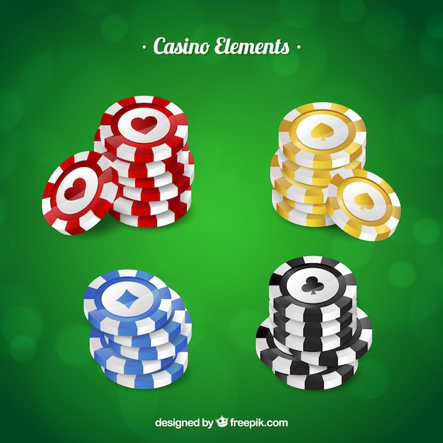 Casino chips collection