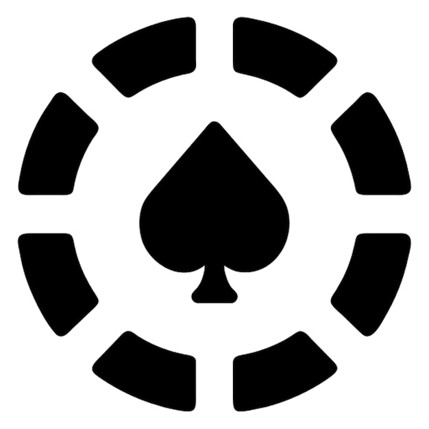 casino chips pictogram