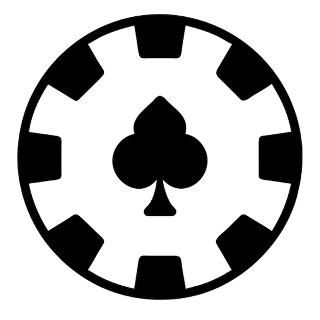 casino chips pictogram